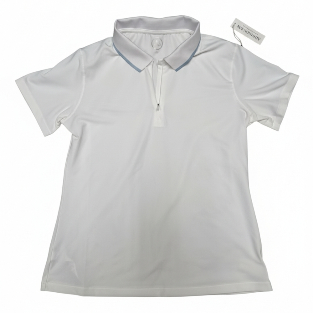 Addison Bay White Polo Shirt